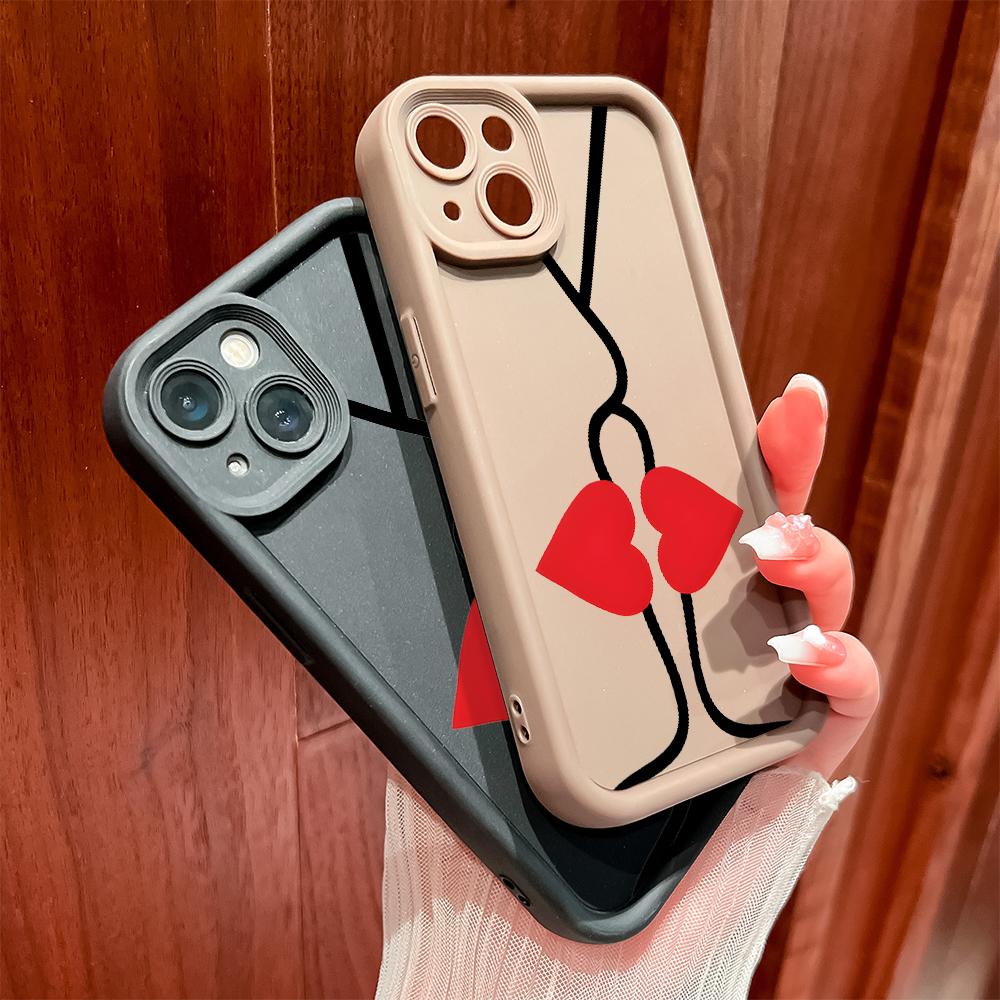 Weiche Silikon-Quadratleitern-Cartoon-Muster Vollständiger Kameraschutz Stoßfeste Hülle für OPPO Reno Realme OnePlus