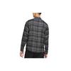 Nike SB Checkered Skateboard Casual Shirt Jacket Men Tops Black CK5316-010