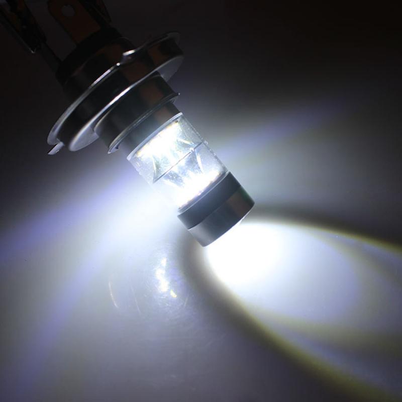 1/2Pcs H4 H7 Auto LED Lampe Weiß Nebel Licht Auto LED Front Nebel Licht High Power Hervorgehoben Fahren lampe Lampen