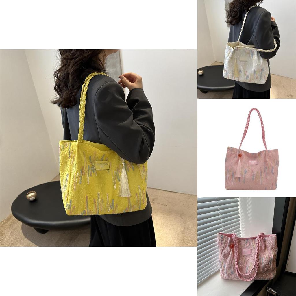 2024 Summer New Fashionable Shoulder Tote Bag Stylish Casual Large Capacity Women