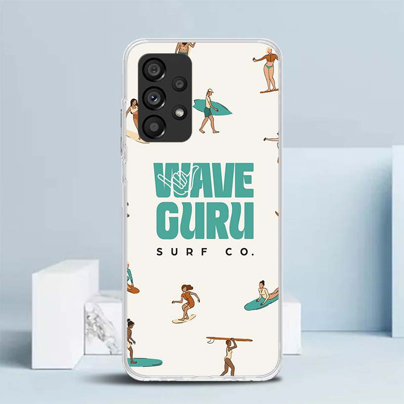Surf Board Aesthetic for Samsung Galaxy A17 A37 A57 A16 A26 A36 A56 A15 A14 A55 Phone Case A13 A53 A25 A35 A24 A34 A23 A33 Galax