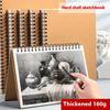Szkicowniki A3/A4//A5/8k/16k do Rysowania Szkicowania Blok Papierowy Wnętrze Puste Rysowanie Graffiti Artykuły Plastyczne 120g 160g Notes Spiralny