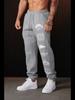 YOUNGLA Men's Cotton Printed Joggers - Gym, Sports, Casual Sweatpants