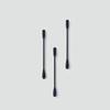 JAJU Neat Embossed Black Cotton Swab 200 Pieces
