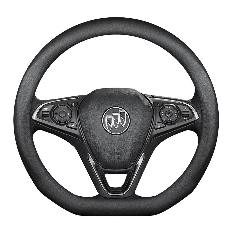 Genuine Leather Steering Wheel Cover for Buick: Regal, LaCrosse, Verano, Envision S, Enclave, Encore, GL6