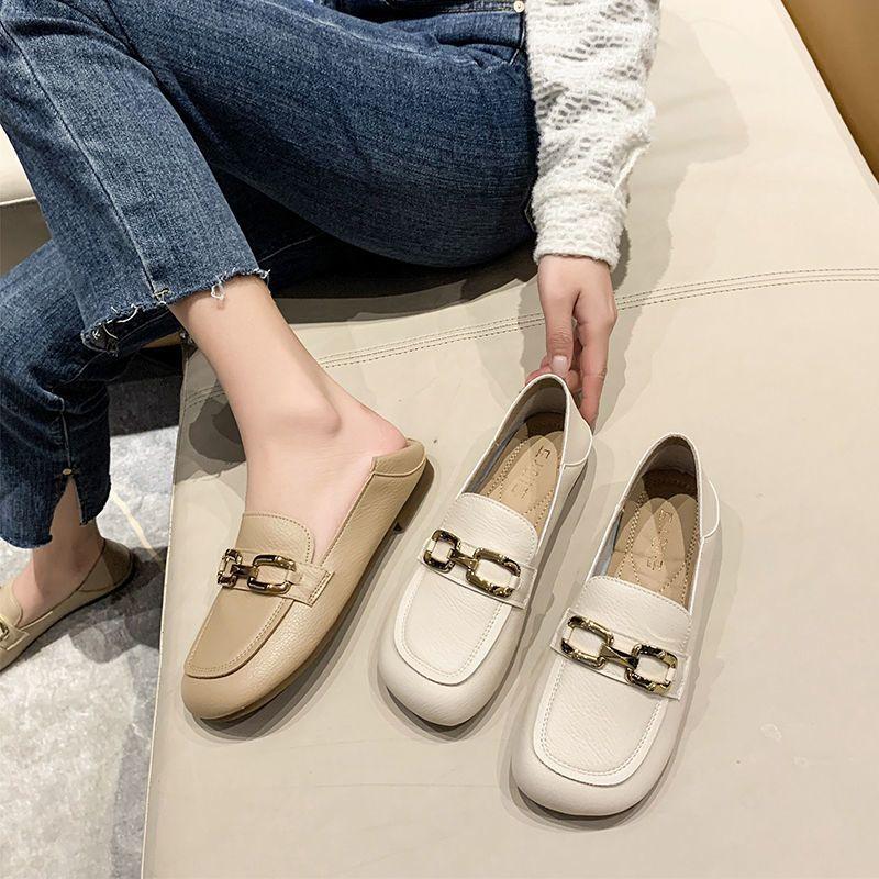 Women's Loafers Luxury Artificial Leather Casual Social For Women Trends 2024 Comfortable Moccasins Flats Outdoor Ladies Shoes
