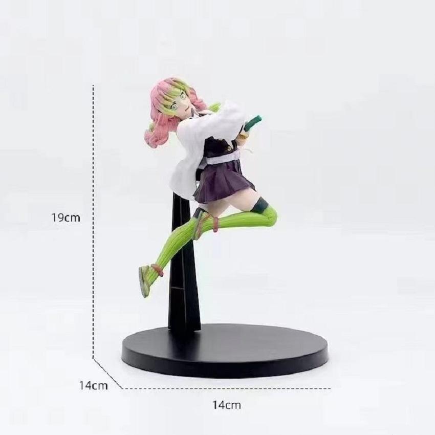 12-20cm  Anime Demon Slayer Figure Nezuko Tanjirou Zenitsu Inosuke Kyoujurou Giyuu Kawaii Qposket Figural PVC Model Toys Gift