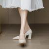 French New Women's High Heels Shoes