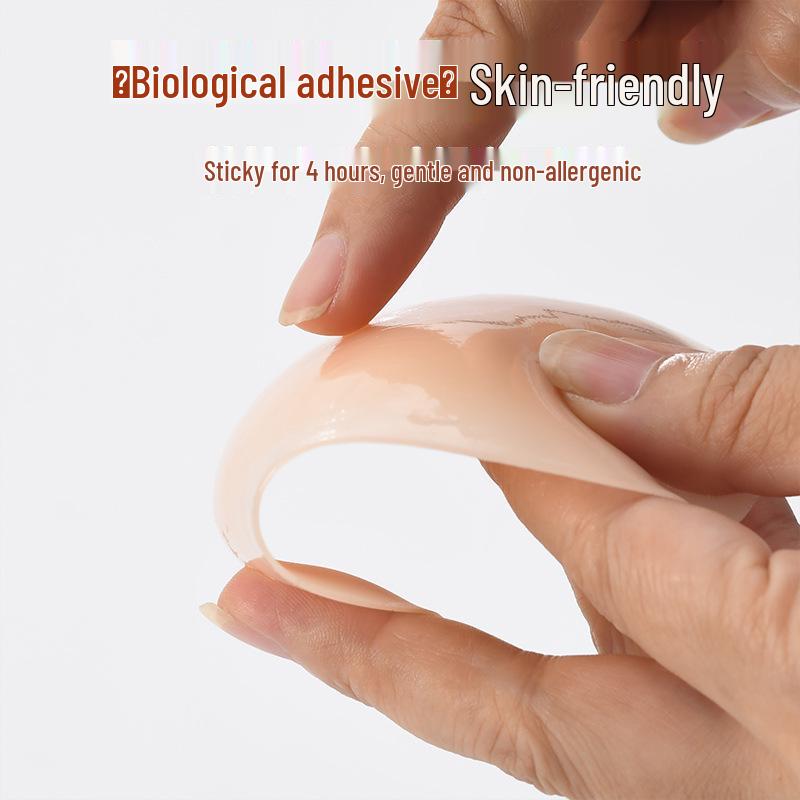 Ultra-Thin Lift-Up Invisible Nipple Covers: Anti-Exposure Triangle Breast Pads for Swimwear