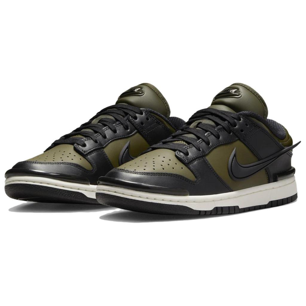Nike Dunk Low Twist Army Khaki Black Women' s Sneakers Skate Shoes HJ7335-133