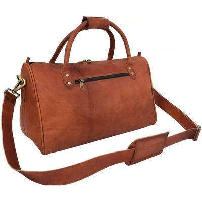 16 Inch Small Vintage Full Grain Leather Women's Tote Bag Handbag Purse Wallet Crossbody Duffle Bags