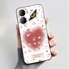 Custodia per Stampa per ZTE Nubia Neo 3 5G Fundas Capa Guscio Nero in Silicone Morbido Copertura ZTE Nubia Neo 3 GT Carina Custodia con Fiore e Cartone Animato