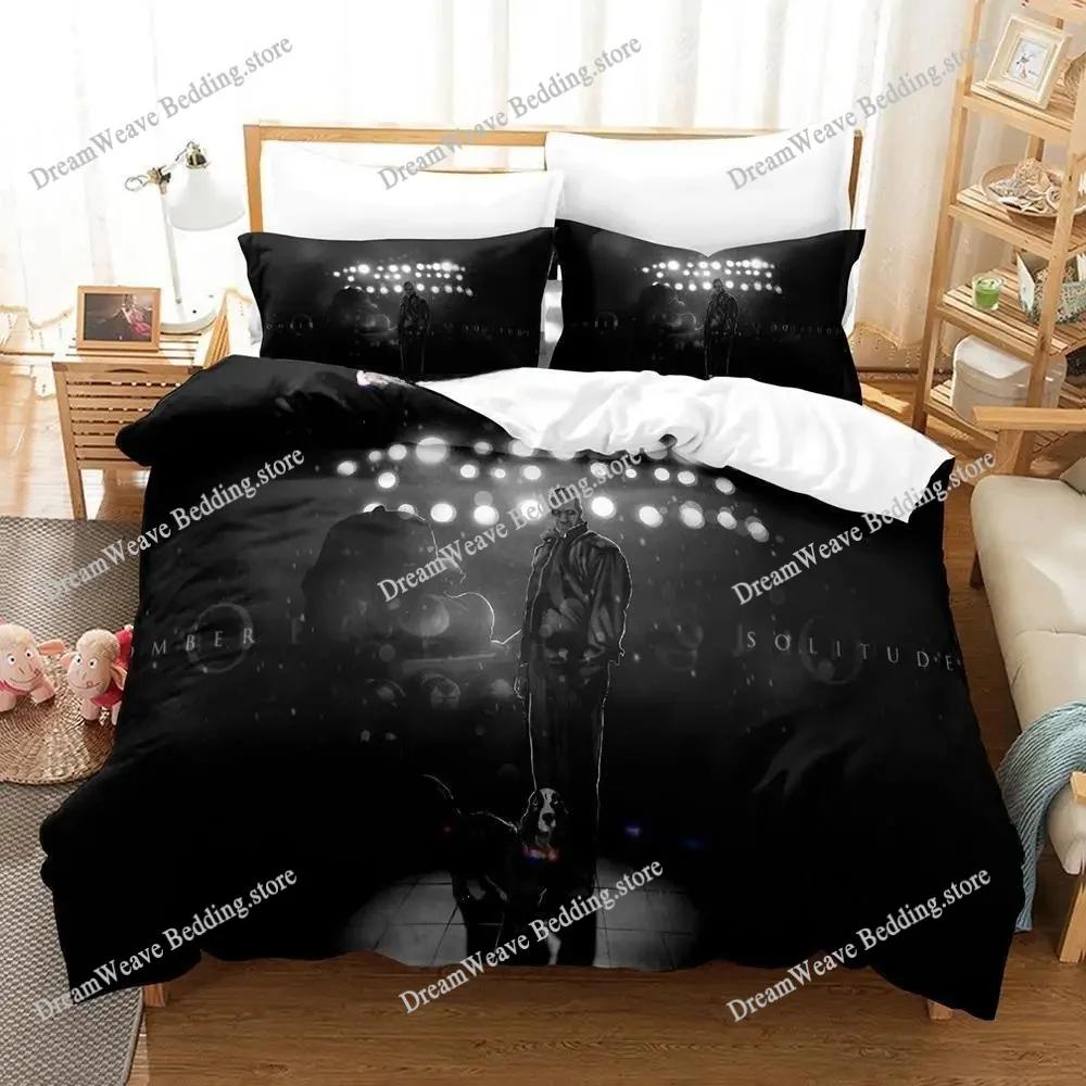 Ghost in The Shell Bedding Set Single Twin Full Queen King Size Bed Set Adult Kid Bedroom Duvetcover Sets 3D Anime Bed Sheet Set
