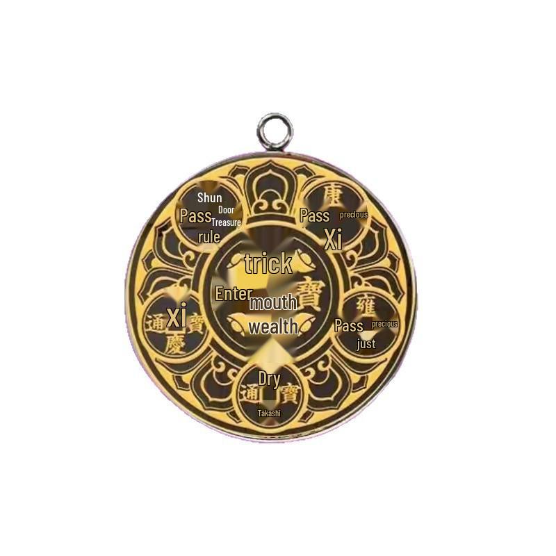 Pandantiv 40mm Time Gem Față Unică Breloc Ornament