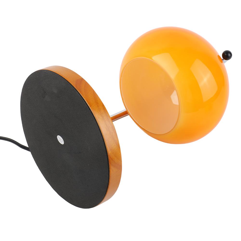 Candle Warmer Lamp Wooden Rack Iron Stand Glass Lampshade Decorative Retro Candle Melting Lamp with