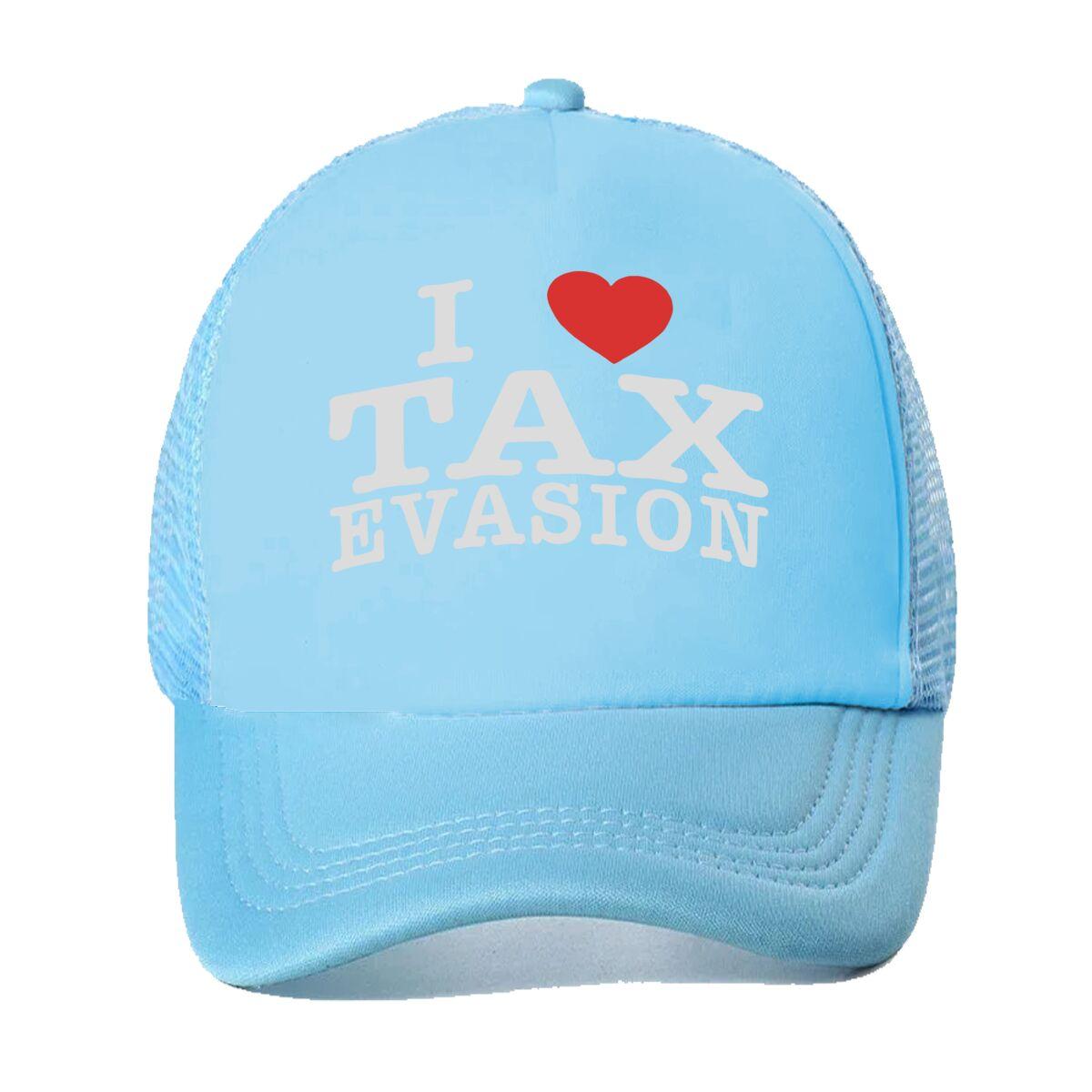 “Tax Evasion Humor, Meme Design” Mesh Baseball Cap One Size