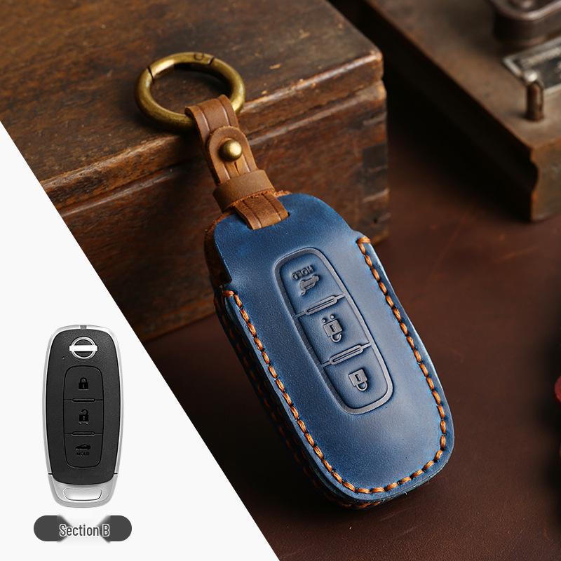 Nissan Key Case: Compatible with 23 Models Including Teana, Ariya, Sylphy, X-Trail, Tiida, Qashqai, and Kicks