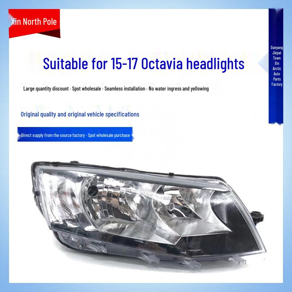 

Совместимая с Volkswagen Skoda Octavia фара в сборе для моделей 2015-2017 годов с функцией указателя поворота Original Quality, Co-driver