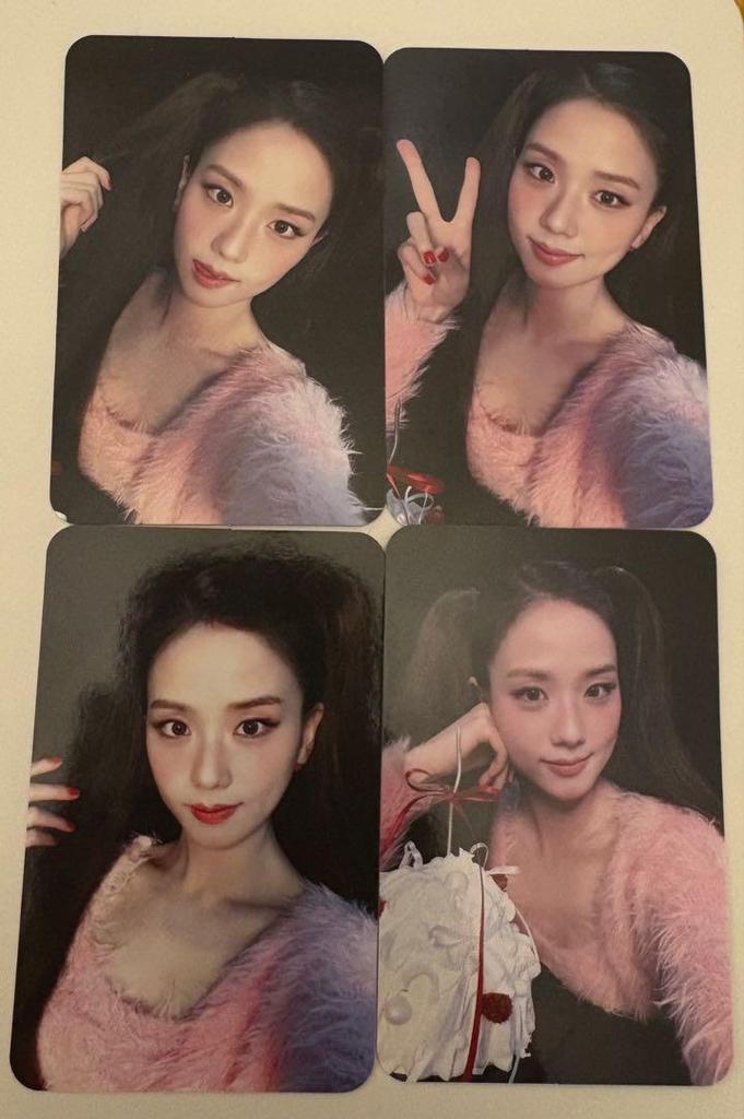 [USED] Jisoo amortage trading card solo blackpink YG bonus trading card