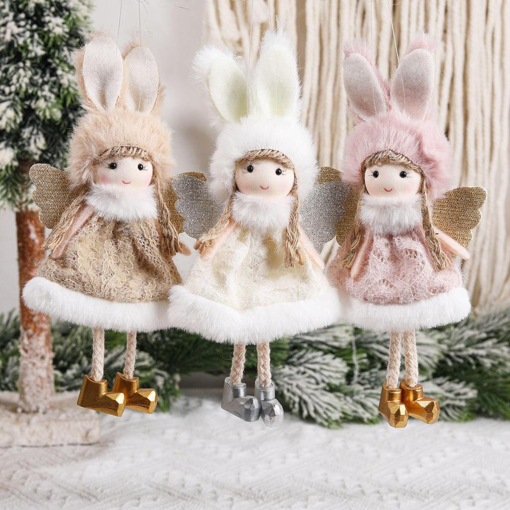 Long-Eared Angel Christmas Tree Ornament
