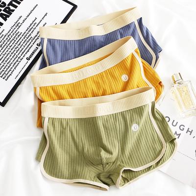 Herrenunterwäsche, Baumwoll-Boxershorts für Jungen, atmungsaktive Sport-Boxershorts für Jugendliche