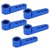 5 Stück 25T Servohebel Aluminiumlegierung Lenkservoarme Blau für 02073 996R MG946R E9001