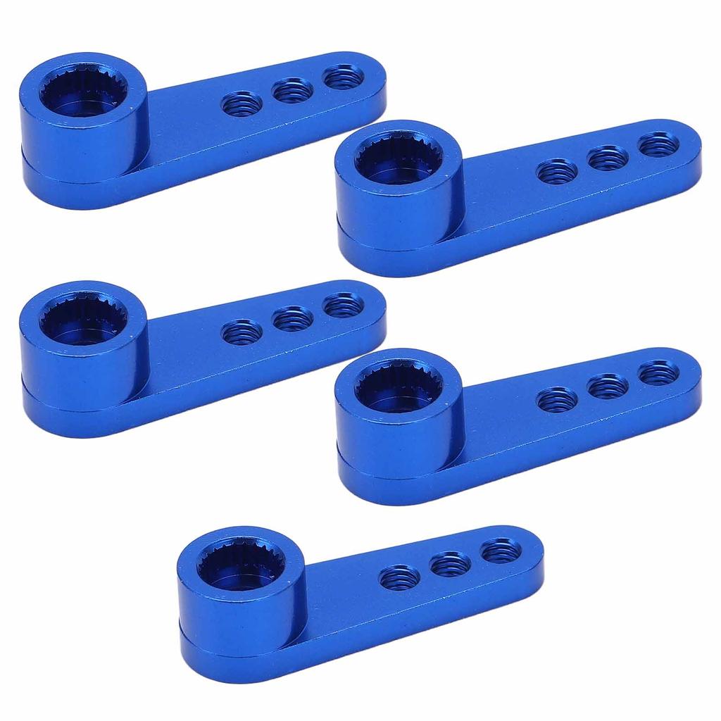 5 Stück 25T Servohebel Aluminiumlegierung Lenkservoarme Blau für 02073 996R MG946R E9001