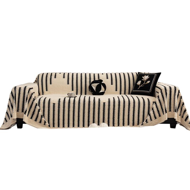 Retro high-end autumn and winter plush sofa towel cover 2026 new non-slip one whole universal full cover cover