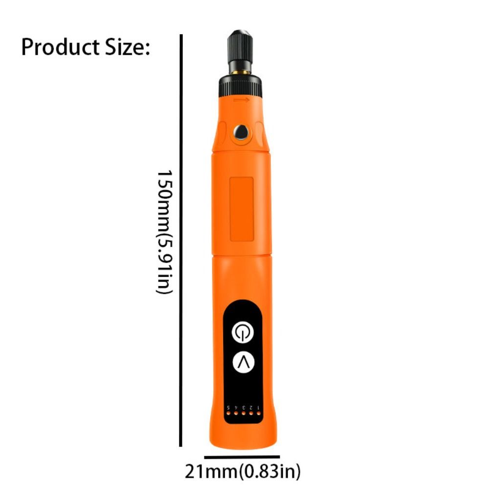 5-Speed Adjustable Mini Wireless Drill Digital Display Mini Rotary Tool  Wood Carving