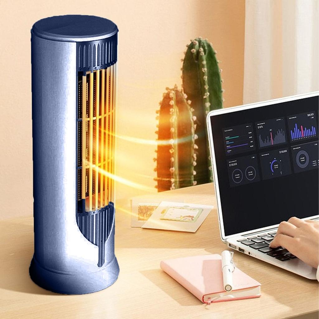 Desktop Space Heater Auto Power Off Energy Efficient Fast Heating   Ceramic Heater for  