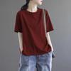 Brand Discount Store Genuine Goods Women Clothes Pure Cotton Short Sleeve Top Plus Size Loose Casual Print Summer T-shirt Tide