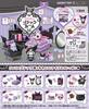 Rement Sanrio Gothic Room 1BOX Environ H115 x L70 x P50mm Fabriqué en PVC ABS de Kuromi,