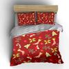 Festive gingerbread holiday charm Bedding sets Duvet cover sets Duvet covers Pillowcases(1*Duvet Cover 2*Pillowcases without duvet insert)