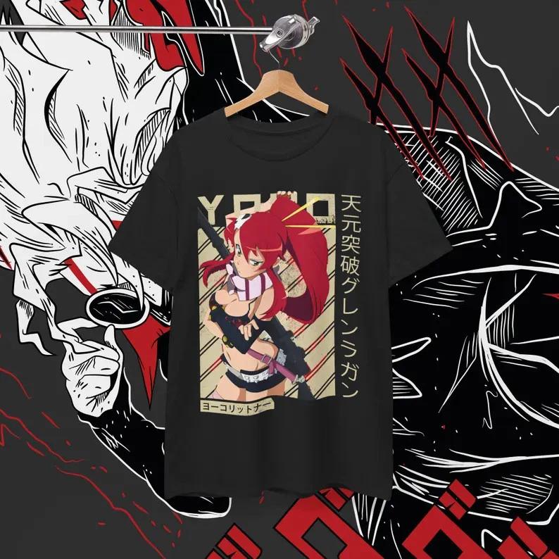 Yoko Littner Gurren Lagann Girl Anime Waifu Cosplay Unisex TShirt Gift Unisex 8 S