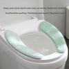 Rabbit Plush Thickened Warm Toilet Seat, TPR Back Adhesive Double-petal Separated, Repeatedly Washed Toilet Seat In Winter
