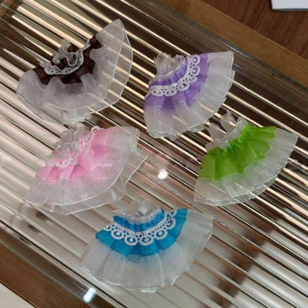 

Cute Doll Princess Lace Dresses Dresses Skirt Decoration for 10~15cm Cotton Doll For EXO Idol Dolls 4