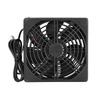 USB Router Cooling Fan Fit for AC88U R7000 Set Top Box Cooling Fan with Double Side Plastic Net Foot Pads 12cm