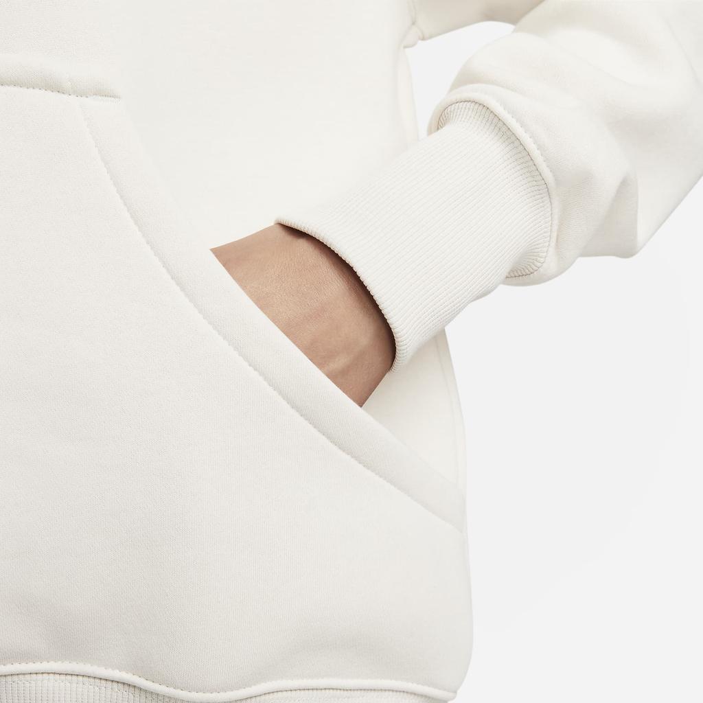 Nike Womens Phoenix Fleece Oversized Pullover Hoodie Light Orewood Brown/Sail Women Streetwear DQ5860-104