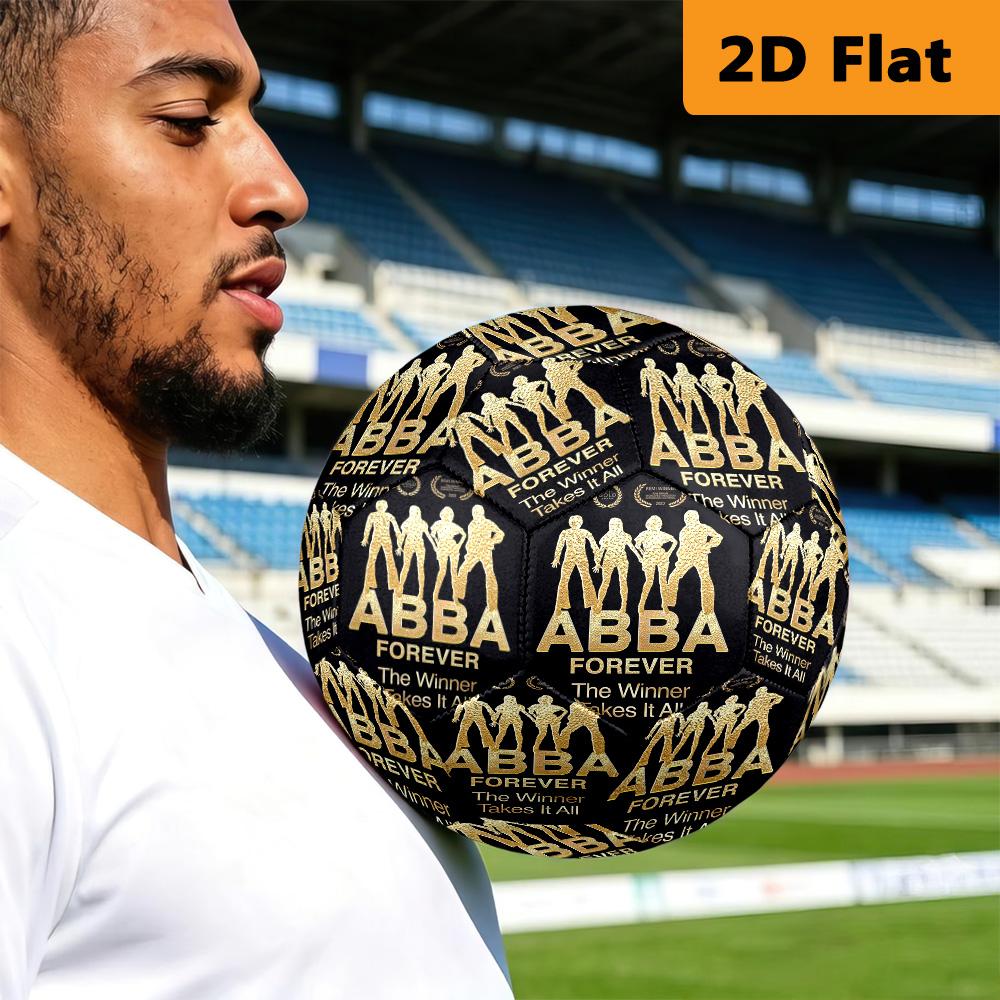 Rock Legends Unite Soccer Ball Suitable for Both Training and Competition Very Elastic No. 5 Football Outdoor Sports Unique Football Gifts