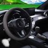 Car Massage Mesh Cloth Breathable Car Without Inner Ring Steering Wheel Cover Handbrake Cover Handle Cover 1set