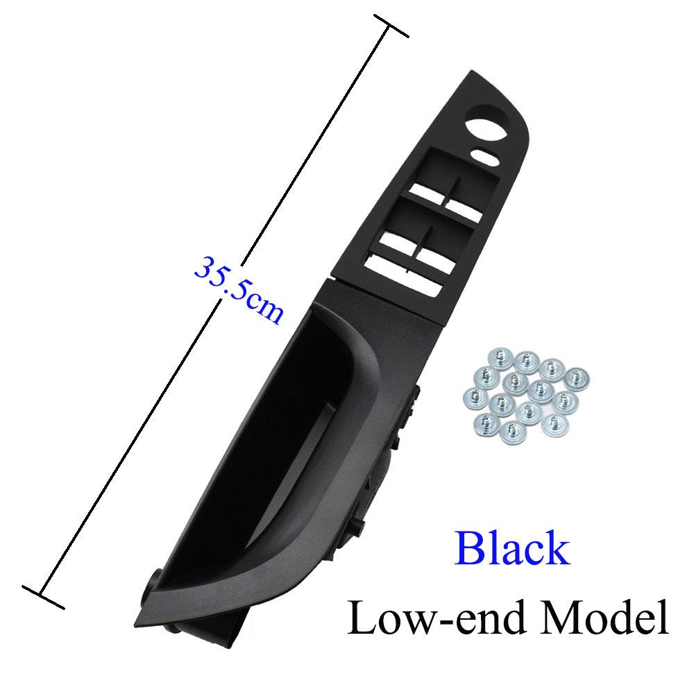 LHD Auto Innen Schwarz Beige Tür Armlehne Pull Griff Panel Abdeckung Trim Ersatz Für BMW 3 Serie E90 E91 316 318 320 325