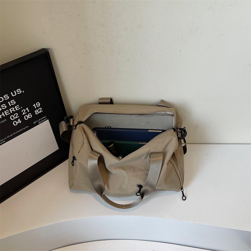 Women's Large Capacity Tote Bag Student Class Shoulder Bag Commuter Travel Bag Storage Bag