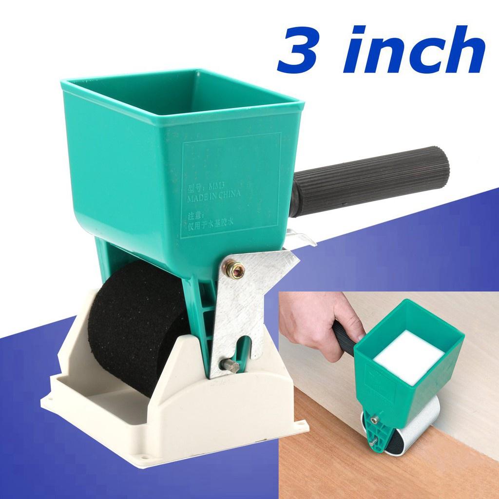 3 inch portable glue applicator professional coated glue roller Manual Gluer woodworking