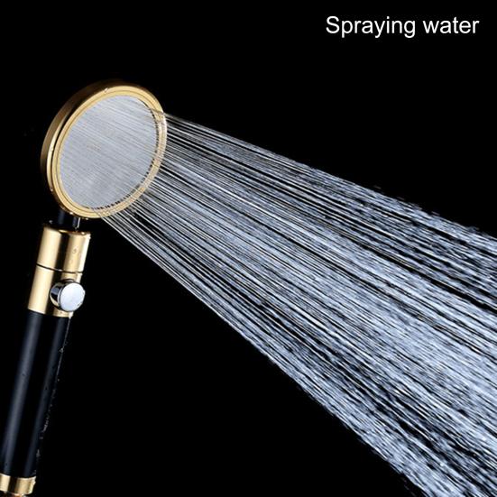 Shower Rose Head Pressurize Handheld Space Aluminum 360 Degree Powerful Shower Head for Shower