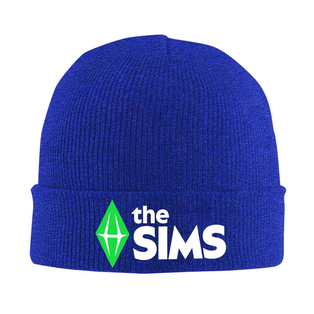 The Sims Sul Sul Gaming Knitted Caps Women's Men's Skullies Beanies Winter Hats Acrylic  Crochet Cap