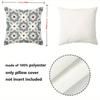 Bohemian Floral Tile Pattern Pillow Covers Pattern Cushion Cover Suitable For Sofa Bedroom Car Pillow Cover