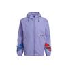 Originals Tricol Windbreaker With Contrast Logo And Hood Men Jackets Light-Purple GN3560