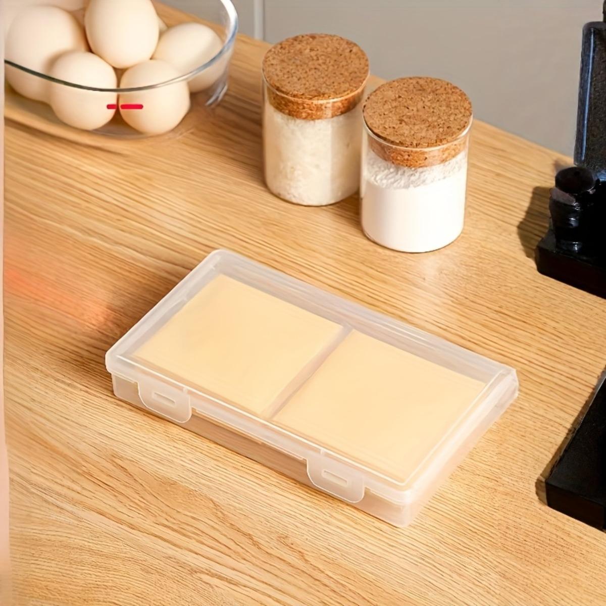Cheese Packaging Box, Cheese Refrigerator, Sealed Preservation Box, Flip Cover Butter Block Storage Box, Storage Box, Cheese Box 1 PC