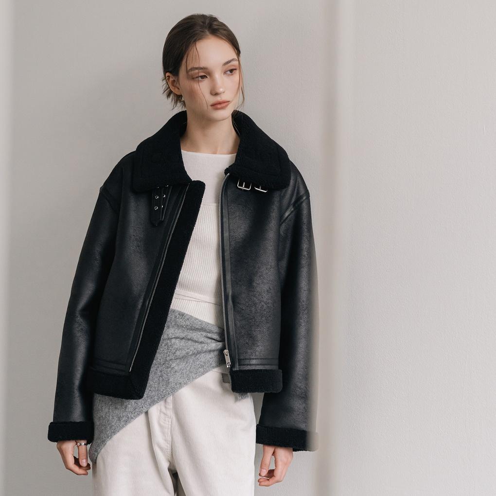 Triangle Knit Muffler_MIAAMFV29C