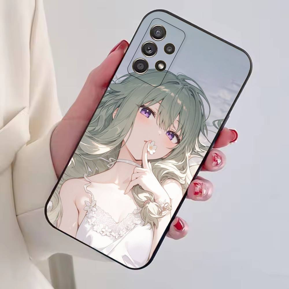 Game Project Sekai N-Nene Kusanagi Phone Case For Samsung S25,S24,S21,S22,S23,S30,Ultra,S20,Plus,Fe,Soft Silicone Black Cover